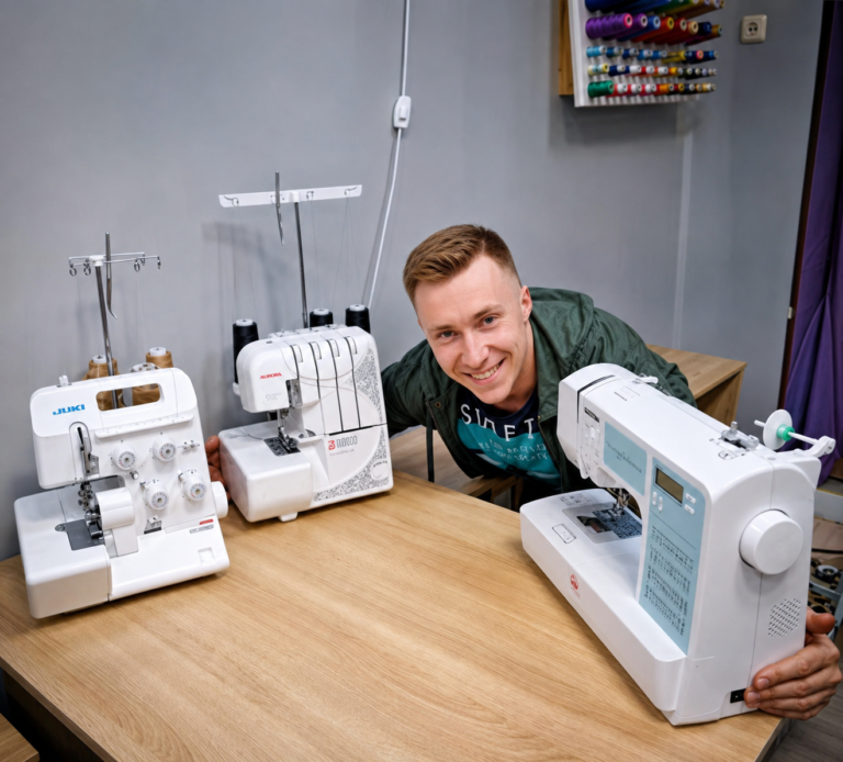 Alex, sewing machine mechanic